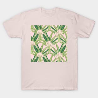 Blush Pink Travellers Palm T-Shirt